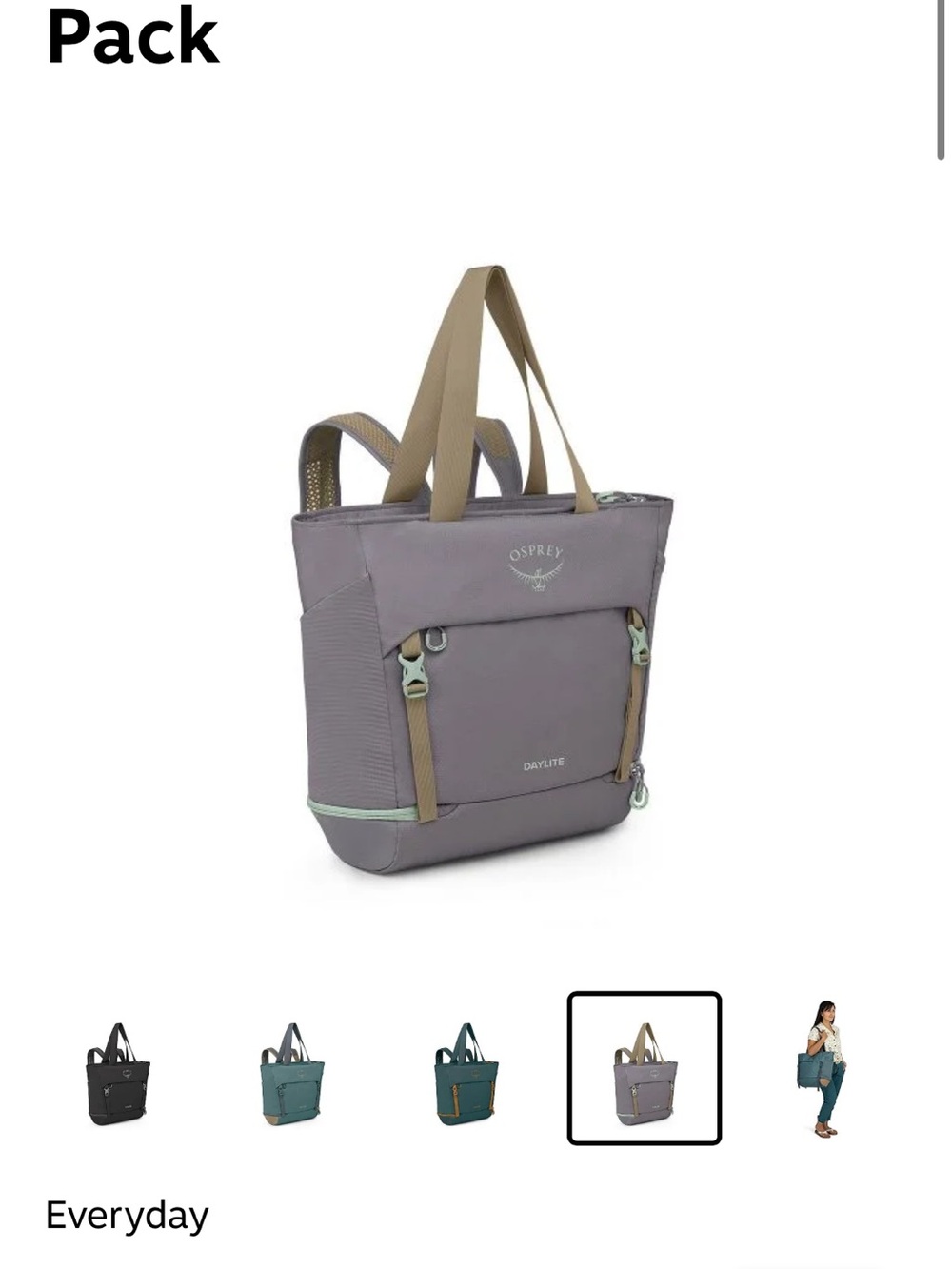OSPREY Daylite Backpack - Large Tote - New - Picture 8 of 8